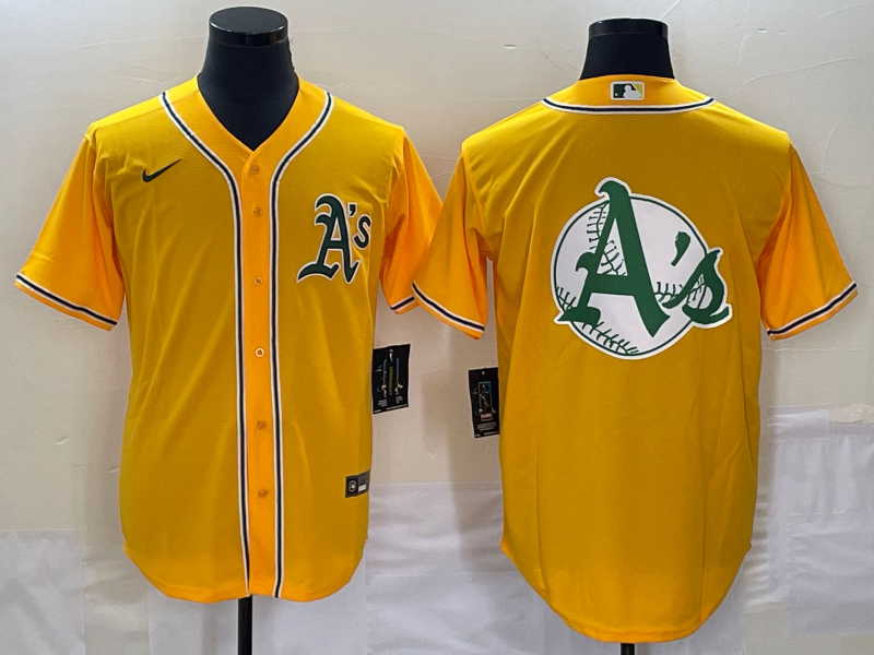 Men's Oakland Athletics Gold Alternate Team Jersey